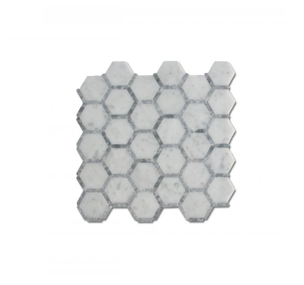 Carrara Honeycomb Mosaic
