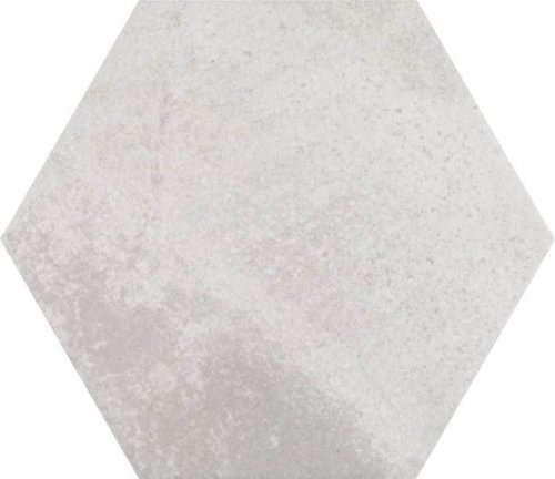 Concrete White Hexagon Porcelain Tile