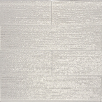 Linen Ice White Glass Tile