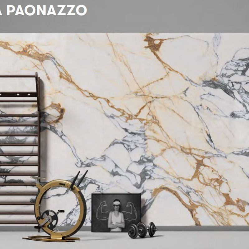 Calacatta-Paonazzo 64" x 128" (12 MM) Book Matched Porcelain Slabs