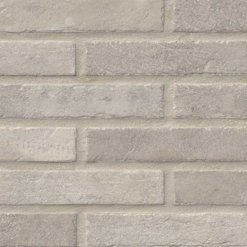 2x10" Ivory Brick Porcelain Tile