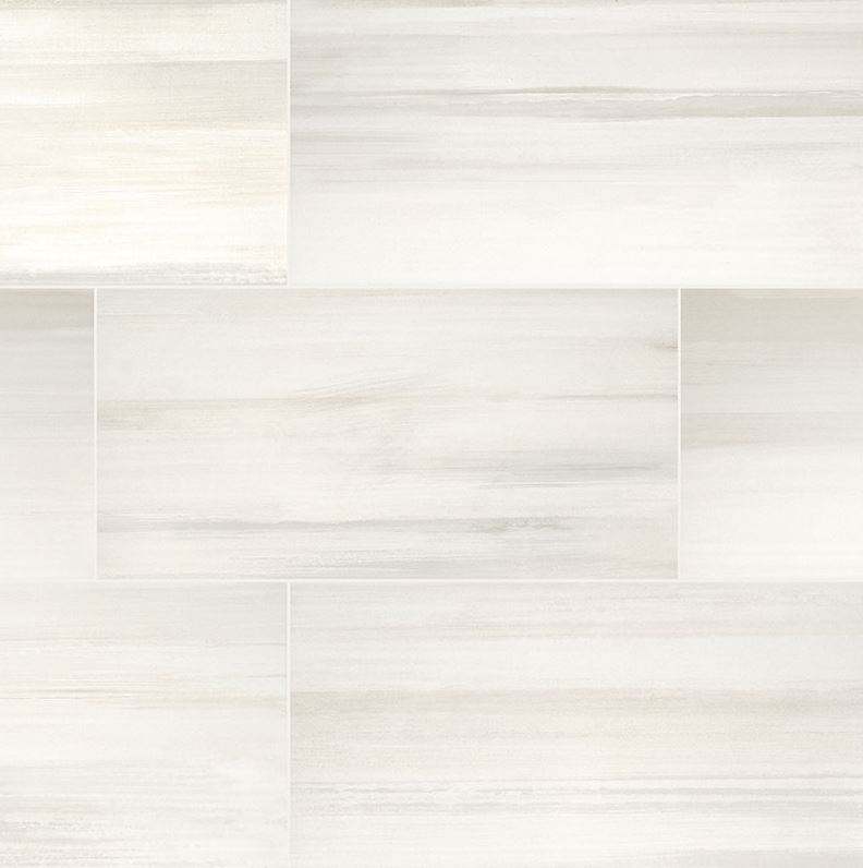 12x24" or 6x36" White-Water-Blanco porcelain tile