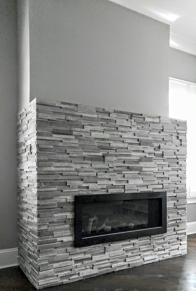 Fireplace Design Archives Queen City, Grey Fireplace Tiles
