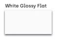 4x8" White Glossy Flat Subway Tile $2.40 PSF