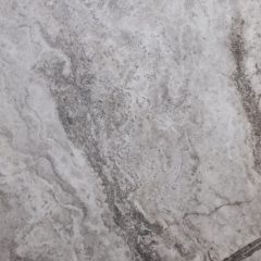 4 Silver Travertine Filled and Honed